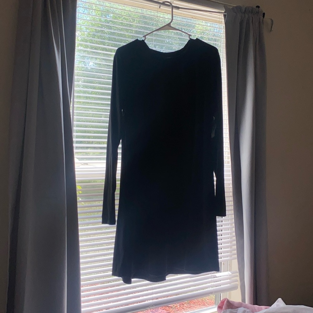 Long black dress size xl